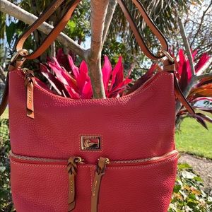 Dooney & Bourke Dillen Pink Leather Hobo